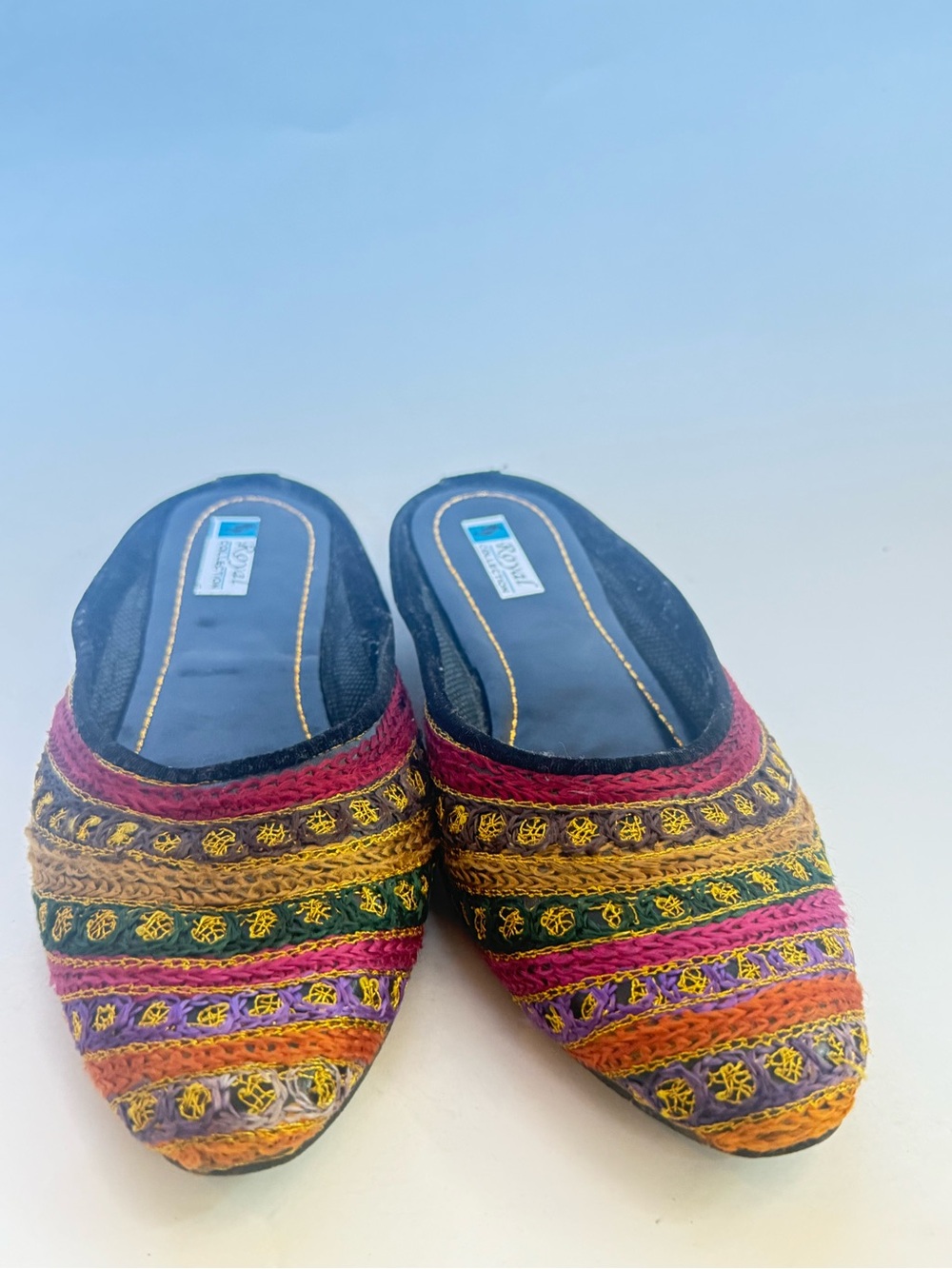 Rare Adidas Multicolor Embroidered Women’s Slip-On Flats